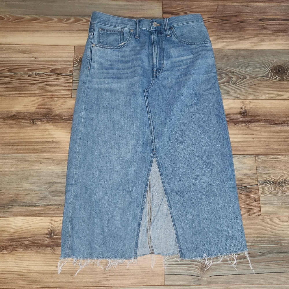 Madewell Denim Maxi Skirt Size 28